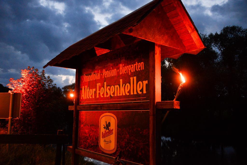 Gasthof Alter Felsenkeller 나움부르크 외부 사진